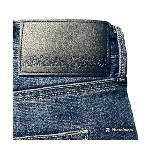 Eddie Bauer Men's Blue Jeans Red Flannel Lined Straight Fit 40 x 34 NEW no tags - Picture 5 of 7